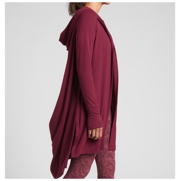 Athleta Harmony Wrap Hooded Cardigan - Picture 2 of 9
